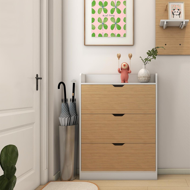 Slim Design Design Shoe Rack Protection Perfect Slim Shoe Cabinet for Small Relay Paces