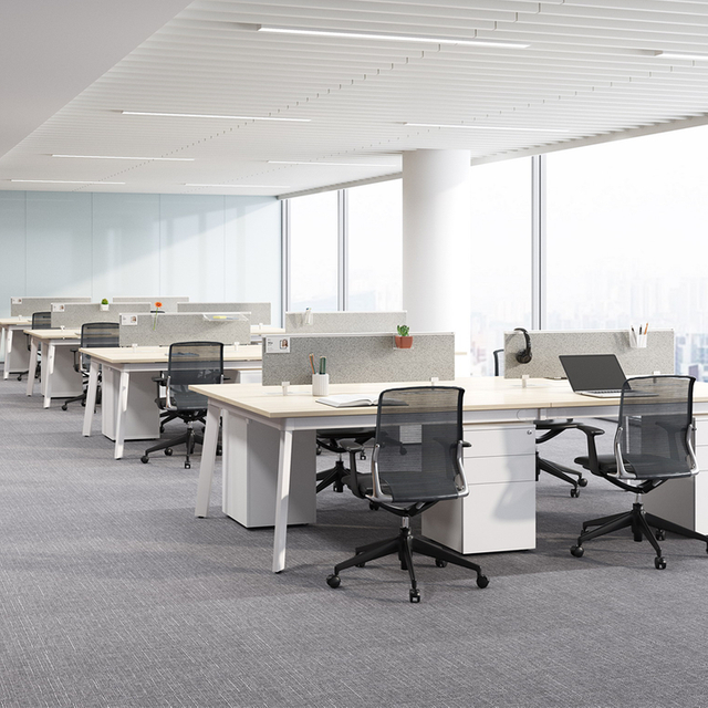 ألوان مخصصة التصميم المعاصر جدول أثاث المكاتب التجاري الحديث