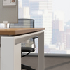 طاولة Office Company العالية المخصصة العالية المخصصة للمكتب الخشبي الطاولة الرئيسية مع CABINET للمدير