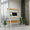 طاولة دراسة الخشب الحجم المخصص للمساحة OEM Saving Descelflesh Desk for Small Apartments