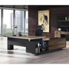 مدير الأثاث المصمم خصيصًا الرئيس التنفيذي لشركة Luxury Boss Office Table مكتب الإدارة التنفيذية الحديثة