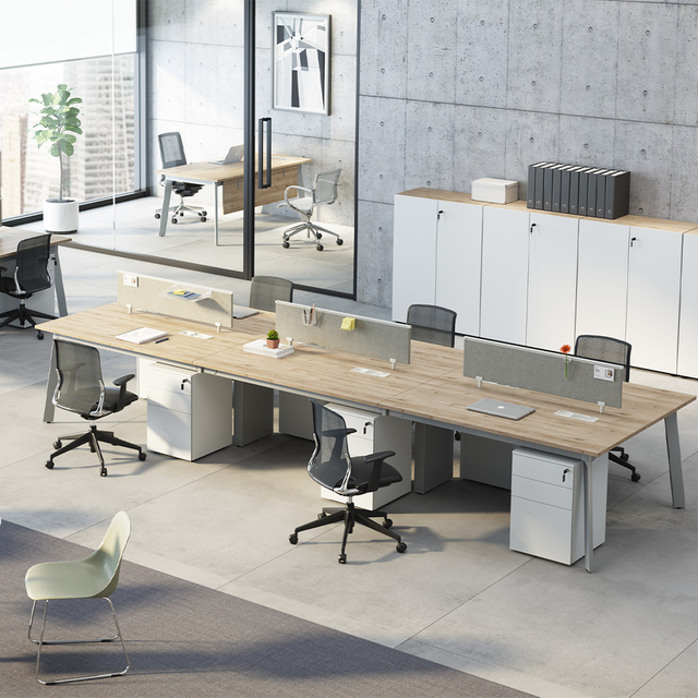 طاولة مكتب استقبال إطار الخشب الدائم لمكتب الشركات ومبنى الأعمال