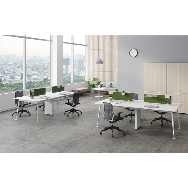 شركة مصنعة مخصصة لمحطة العمل وحدات Open Open Office Furniture 4 6 مقاعد مكتب