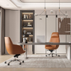 خيارات الألوان المخصصة OEM/ODM Management Brown Leather Executive Chairs للبيئات المهنية