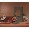 خيارات الألوان المخصصة OEM/ODM Management Brown Leather Executive Chairs للبيئات المهنية