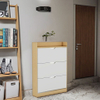 Slim Design Design Shoe Rack Protection Perfect Slim Shoe Cabinet for Small Relay Paces